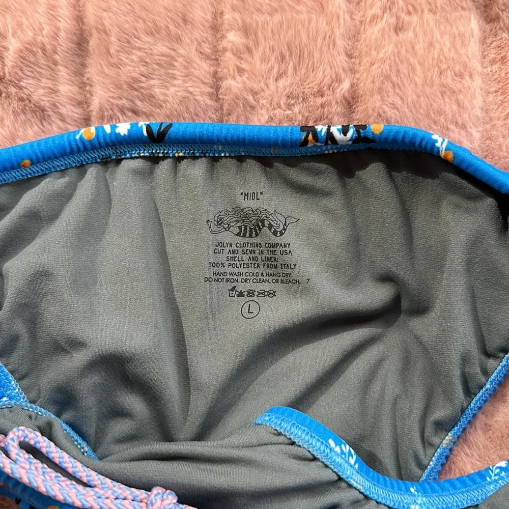 NWT Jolyn Midl bikini bottoms, L, Dotsies print - Picture 3 of 6